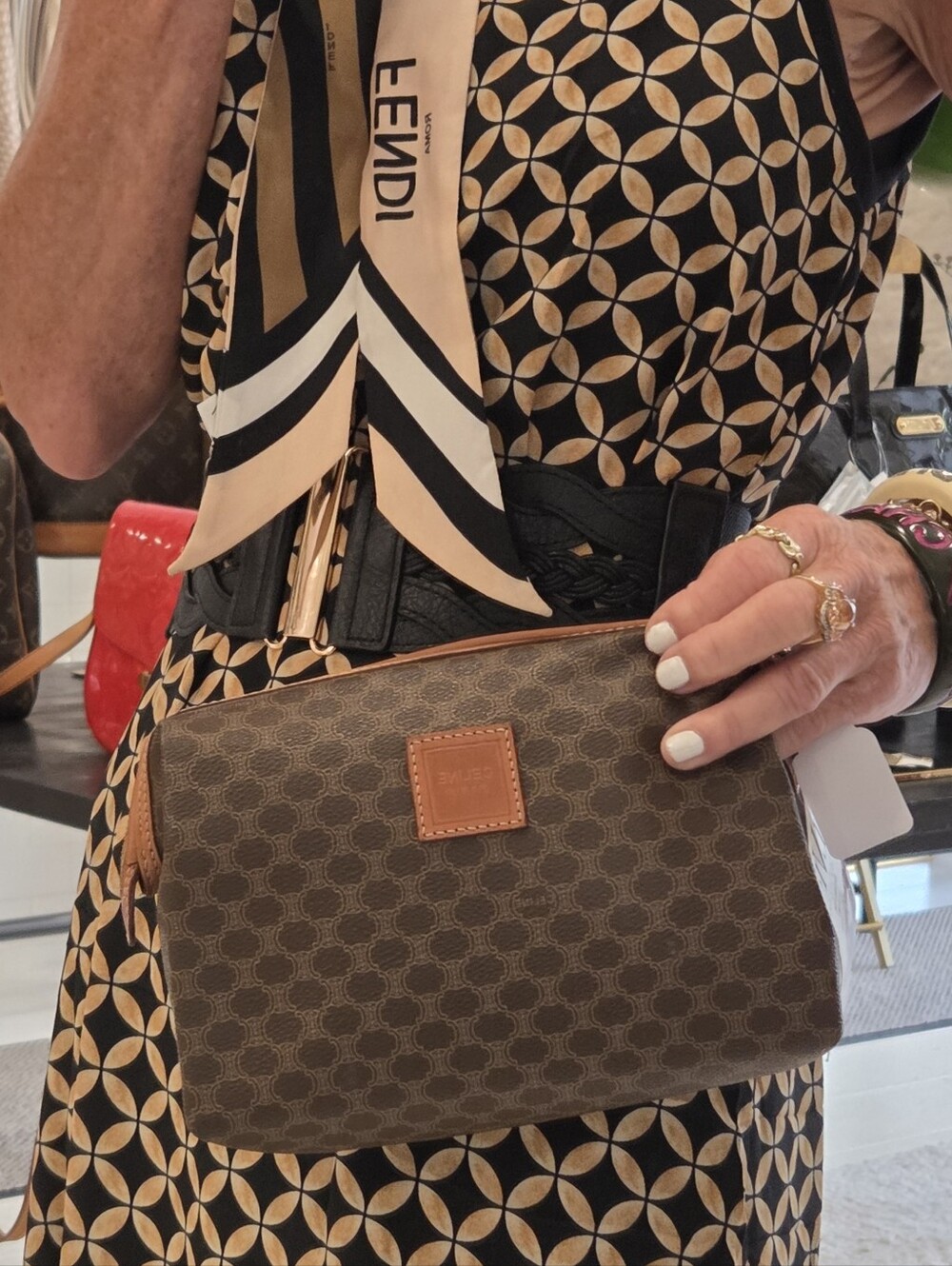 Celine Clutch Bag/Pouch, Vintage, Like New